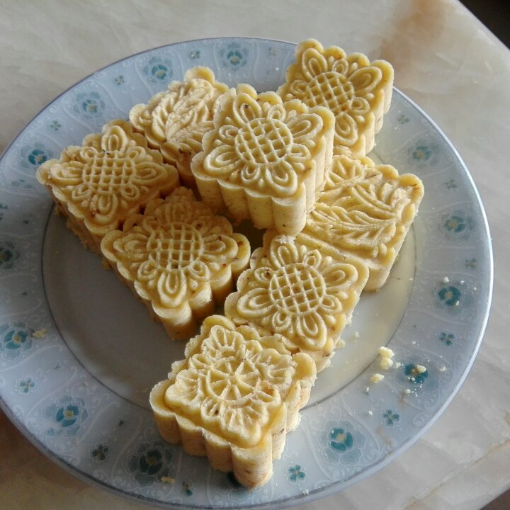 家庭无添加手工绿豆糕
