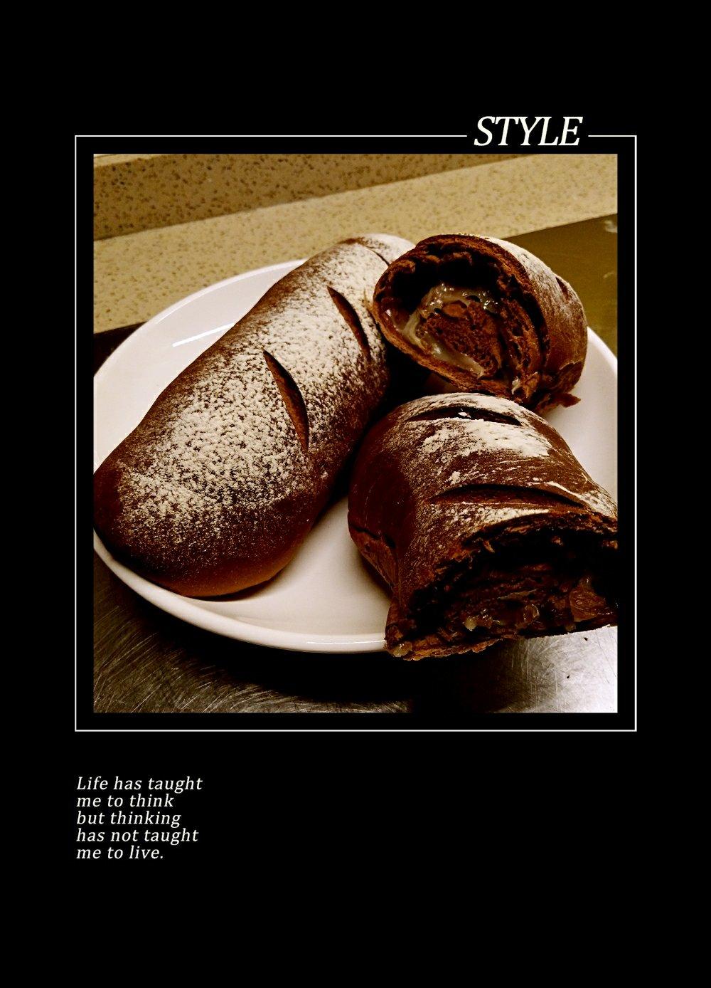 麻薯核桃夹心软欧包