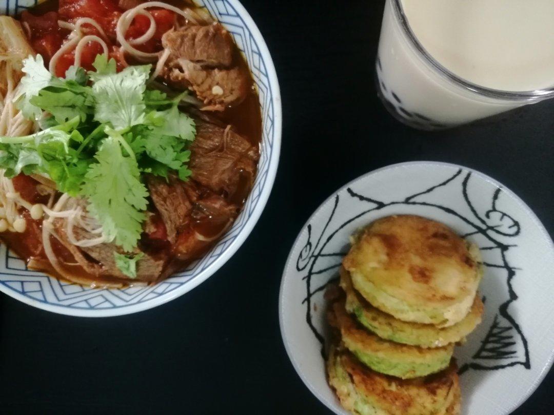 香煎西葫芦饼——另类天妇罗感