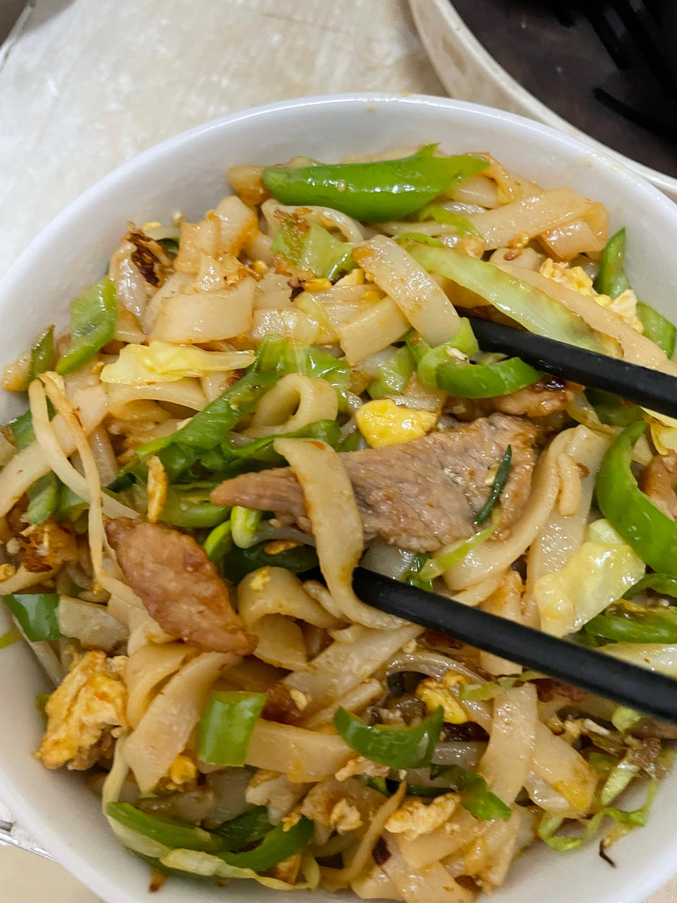 简易炒河粉