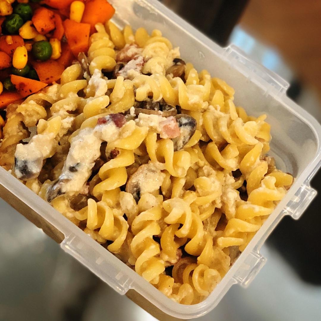 超简单的奶汁培根意面Carbonara