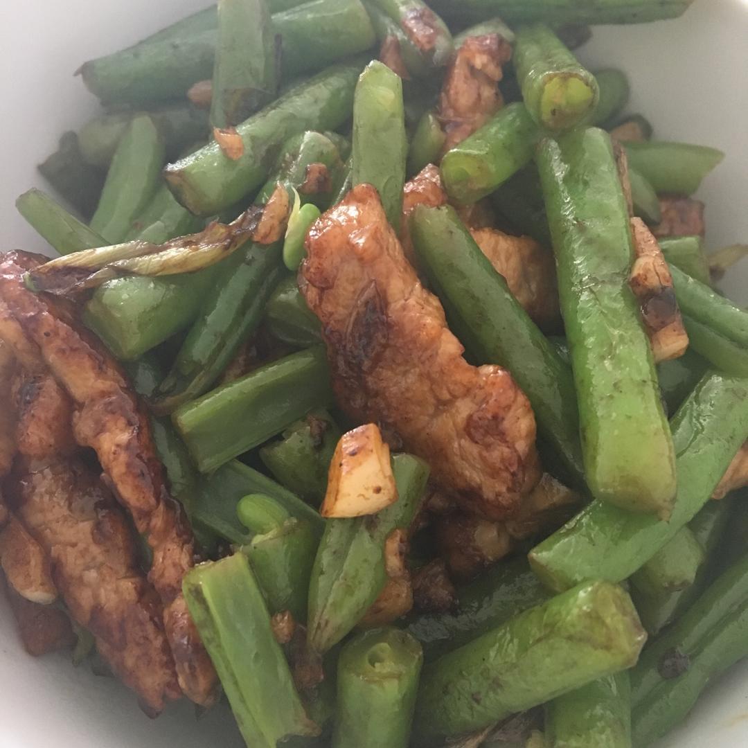 豆角炒肉