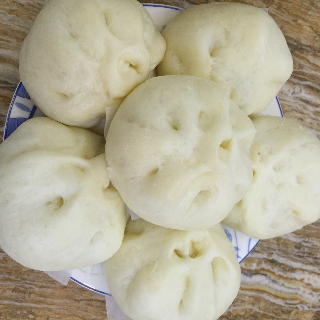 手工包子（肚脐包）