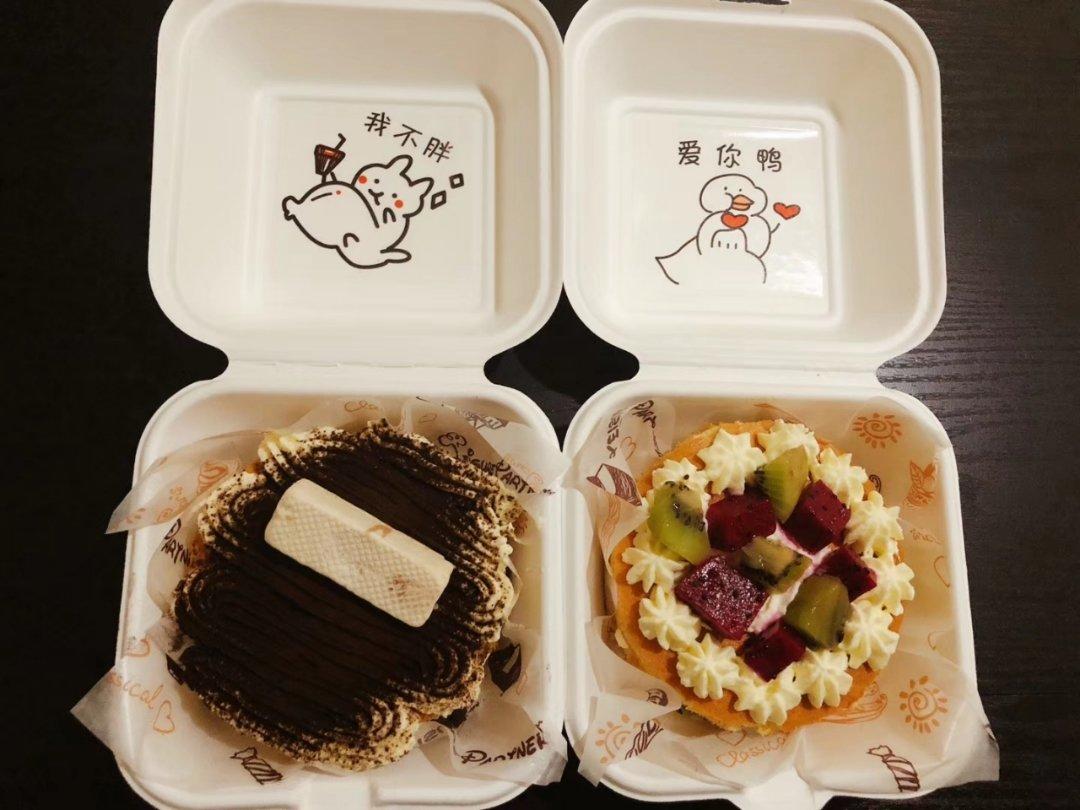 风靡ins便当盒子蛋糕