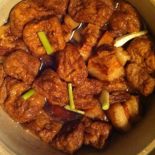 油豆腐烧肉