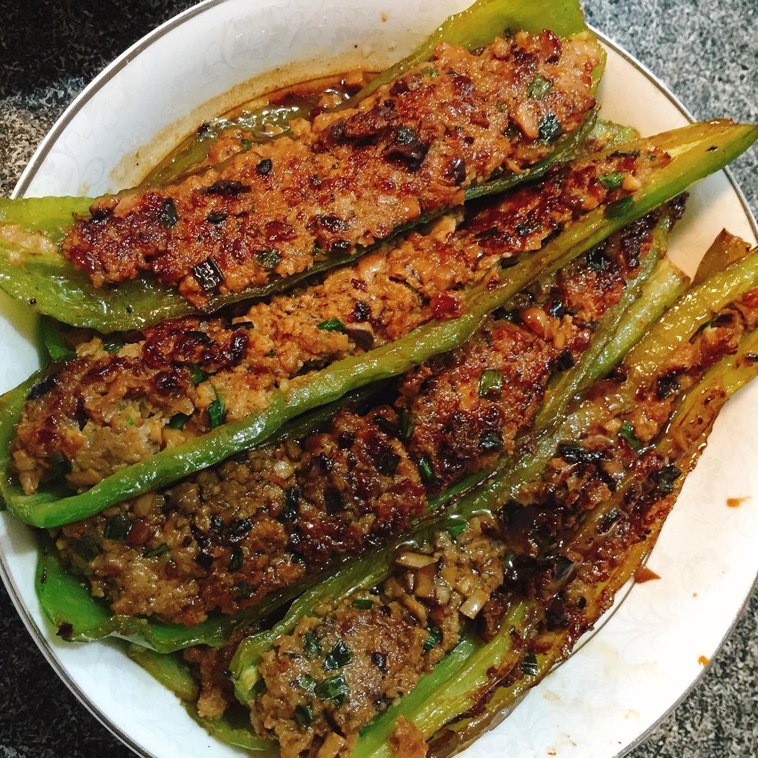 下饭菜肴--青椒酿肉