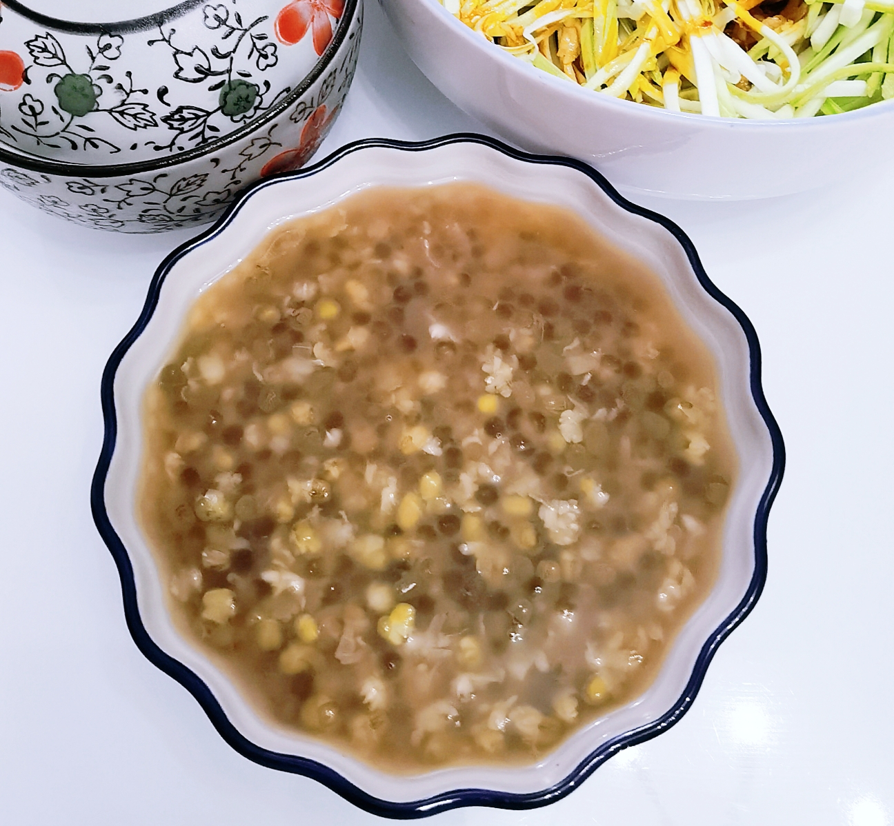 西米绿豆汤的做法