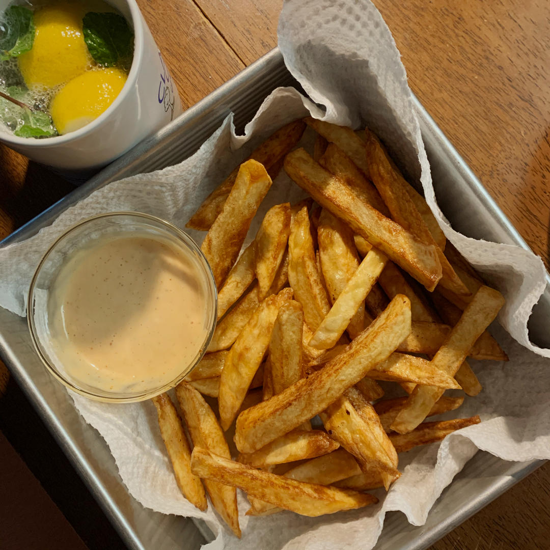 炸薯条(醋水泡)值得一试