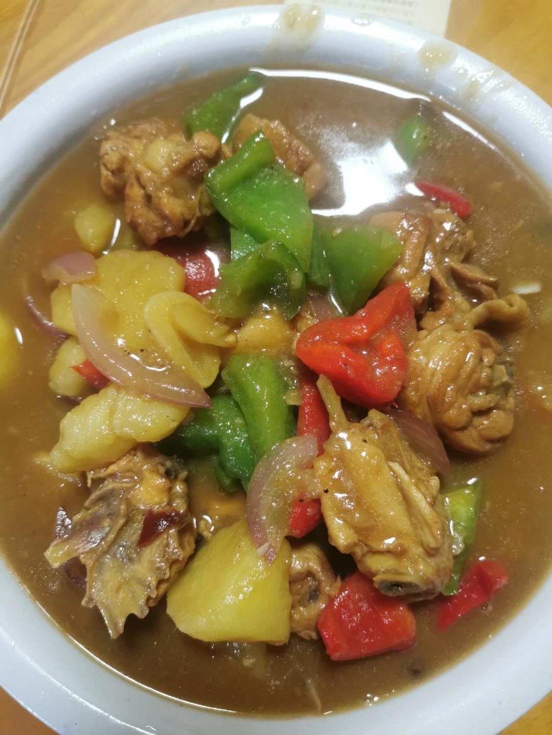 新疆特色大盘鸡（附加皮带面做法）