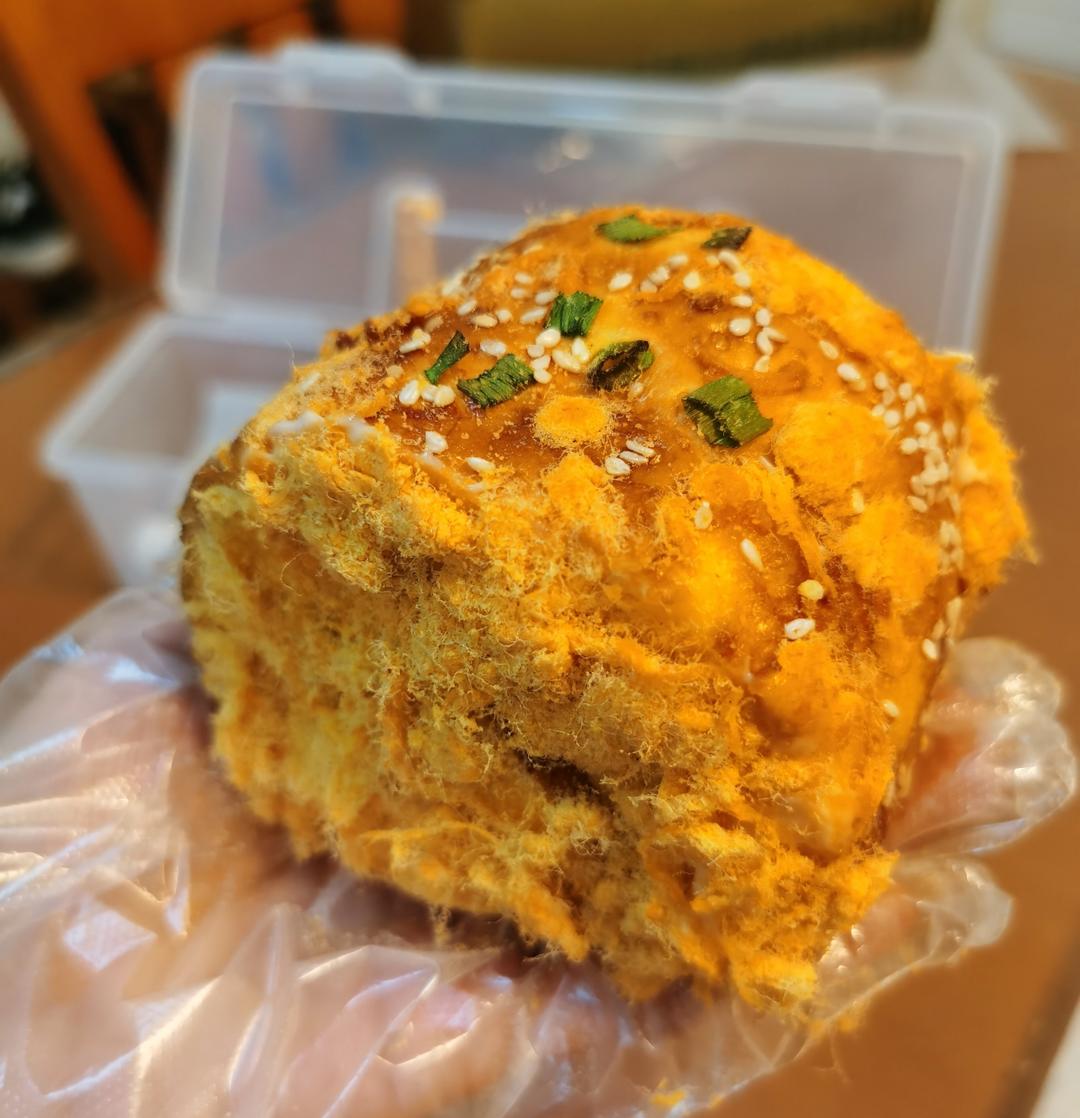 回忆的味道---肉松面包卷