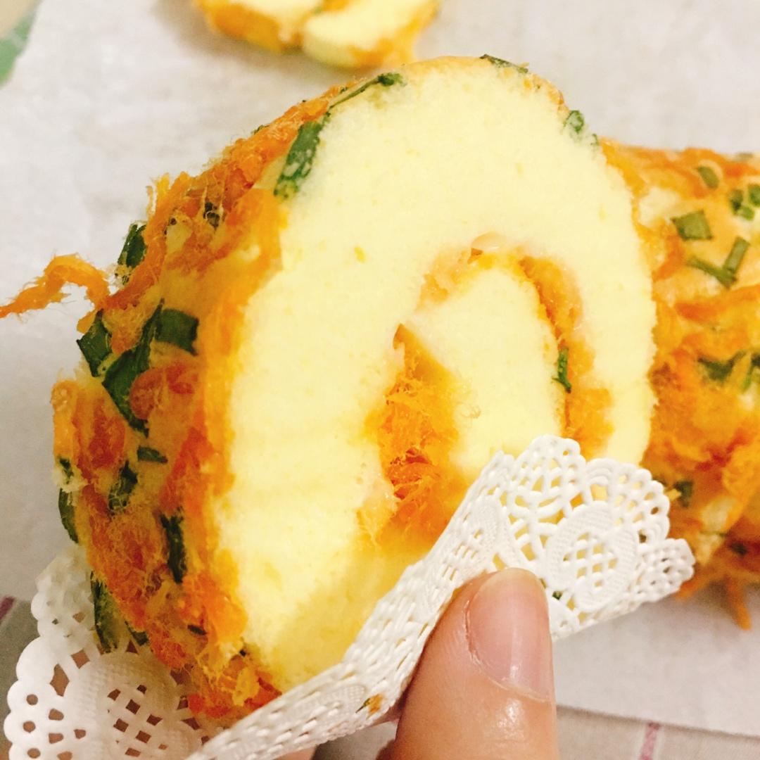 香葱肉松卷 蛋糕卷-无敌美味