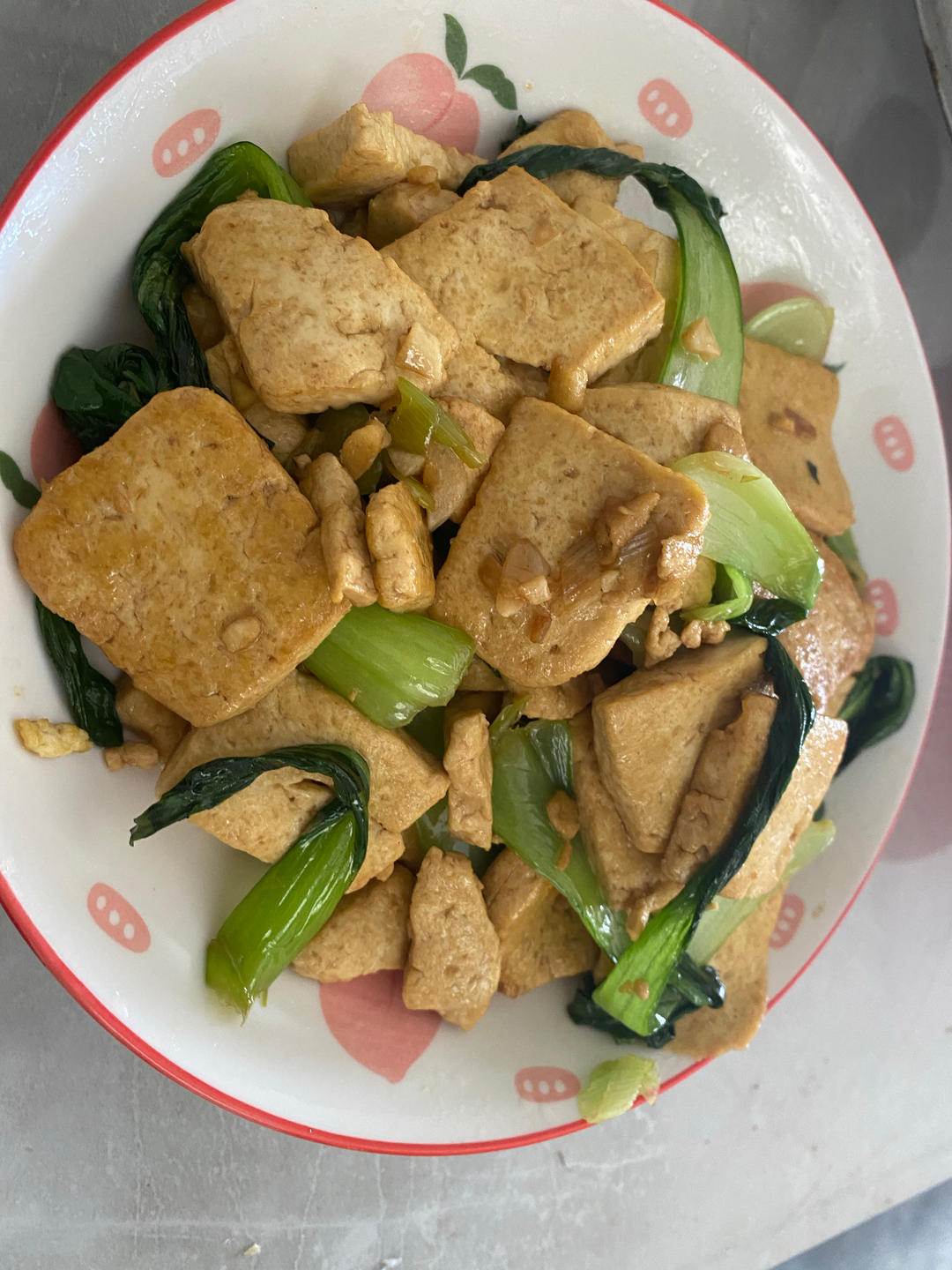 好吃的家常青菜豆腐