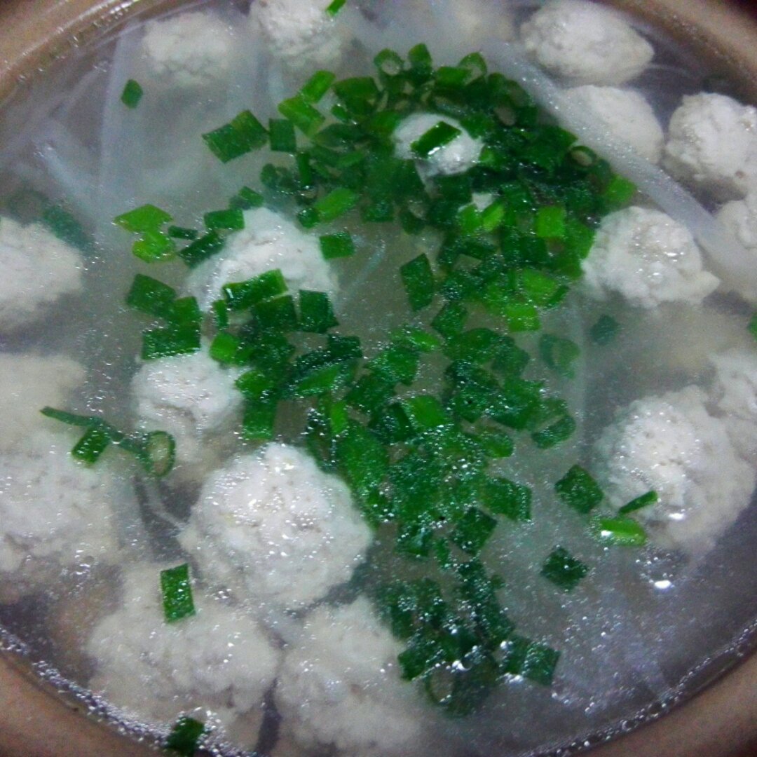 【10分钟系列】白萝卜豆腐圆子汤