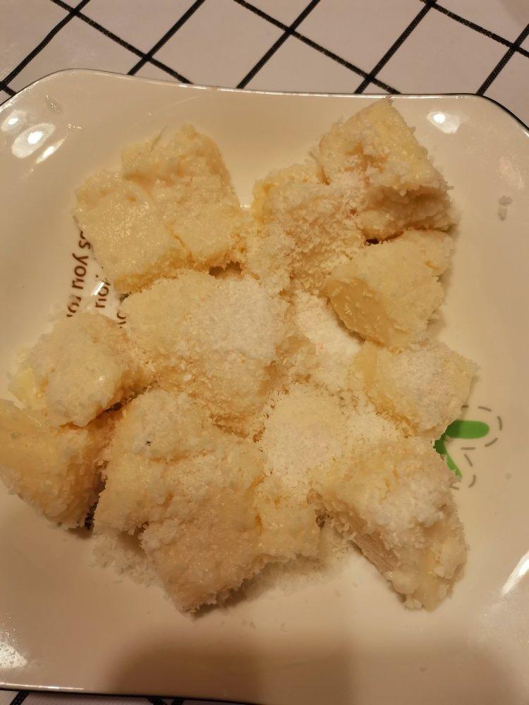 maisybuyl做的超简单巨好吃椰蓉牛奶小方无需奶油炼乳一次成功