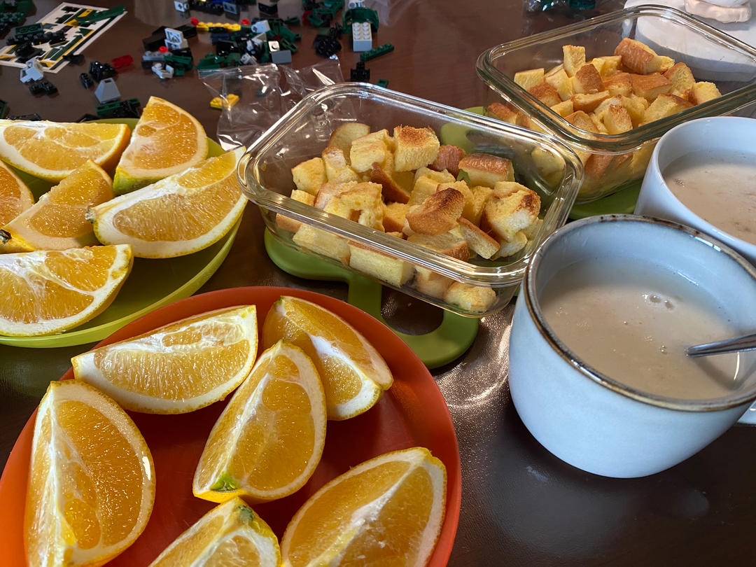 快手早餐这样做‼️椰香蛋奶烤吐司🍞一学就会