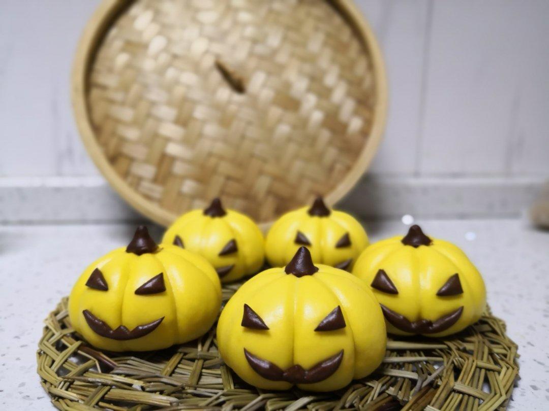 【原创】万圣节南瓜紫薯包