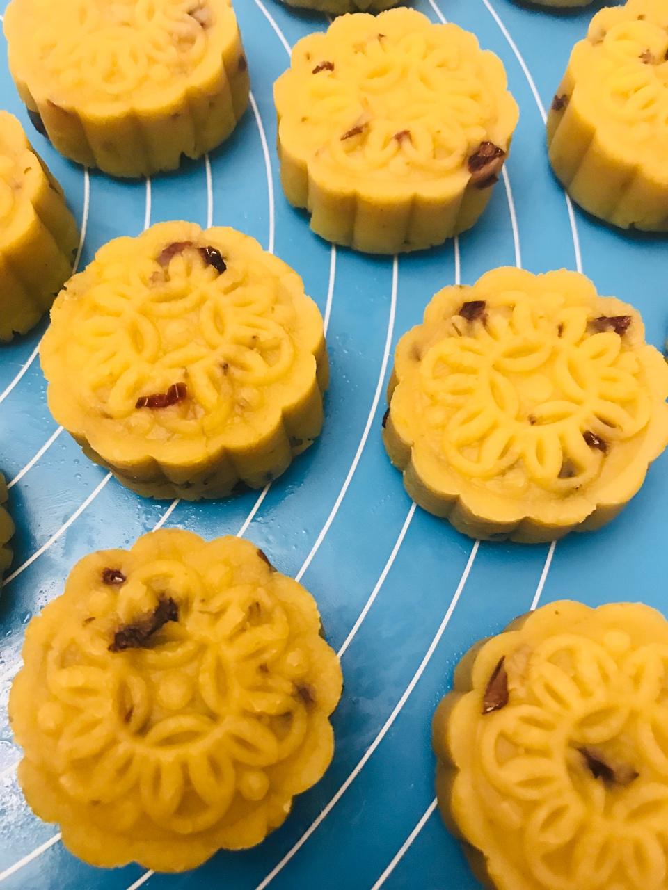 蔓越莓绿豆糕