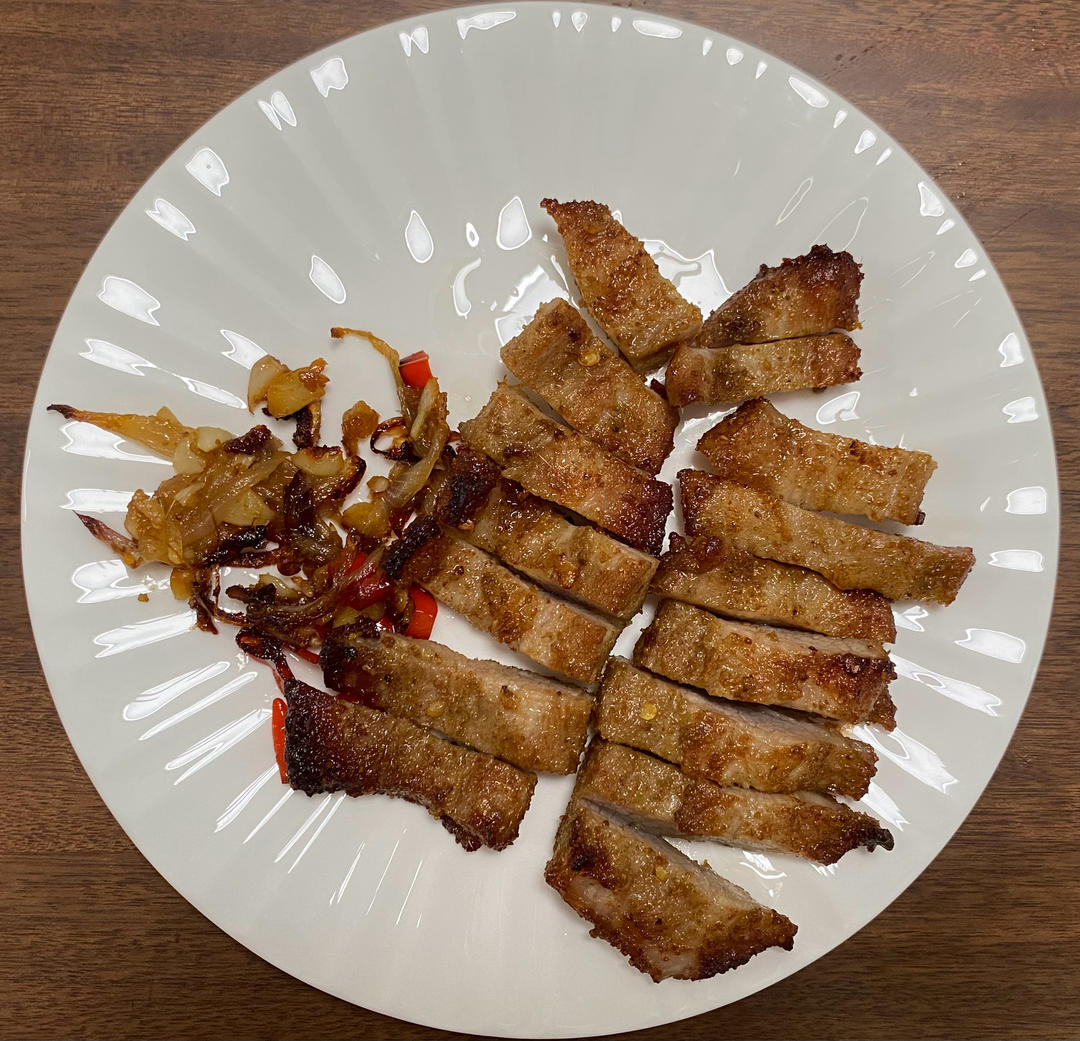 超简单孜然烤猪颈肉