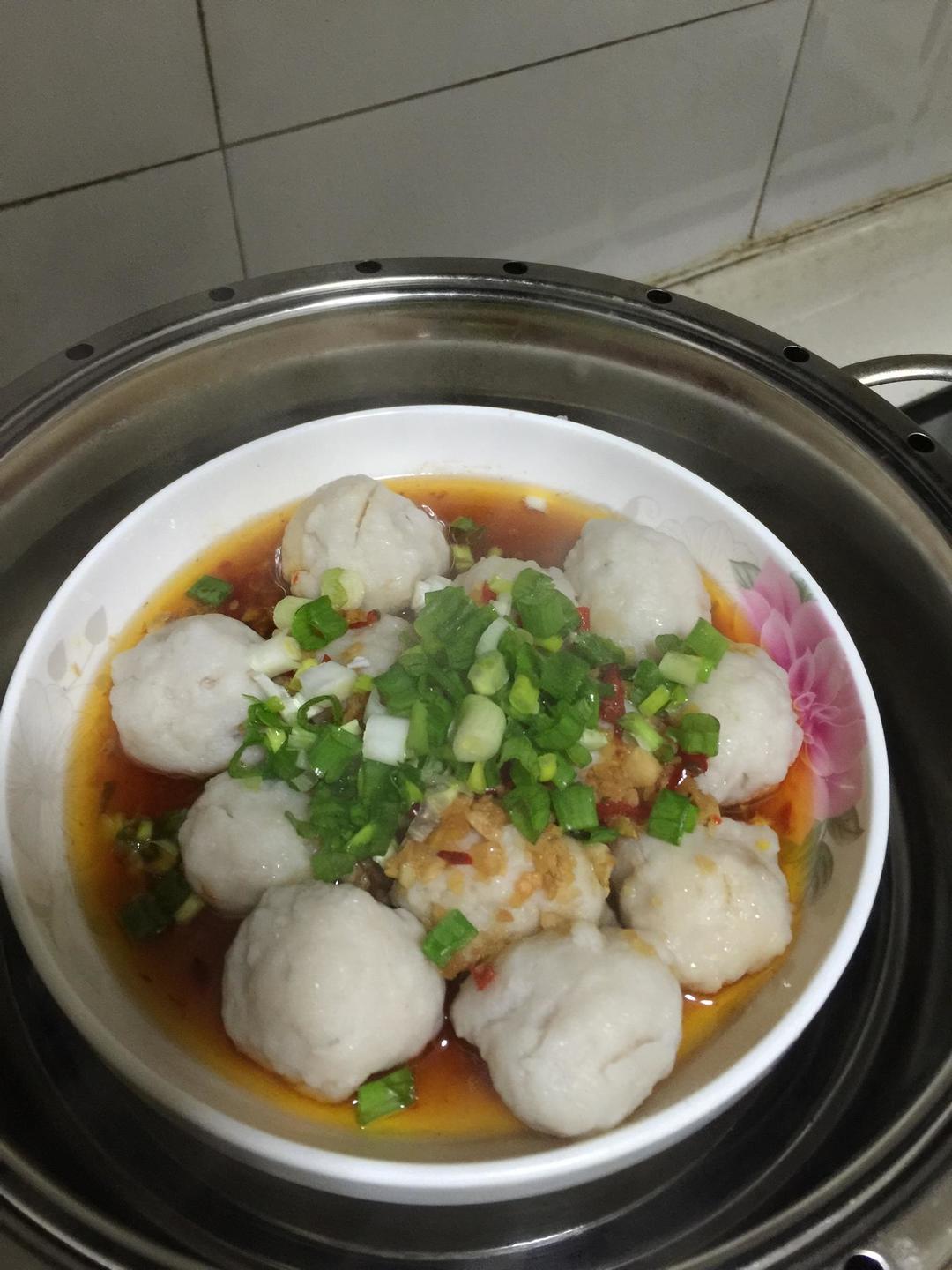 【剁椒鱼丸的做法步骤图,剁椒鱼丸怎么做好吃】萧萧-36_下厨房