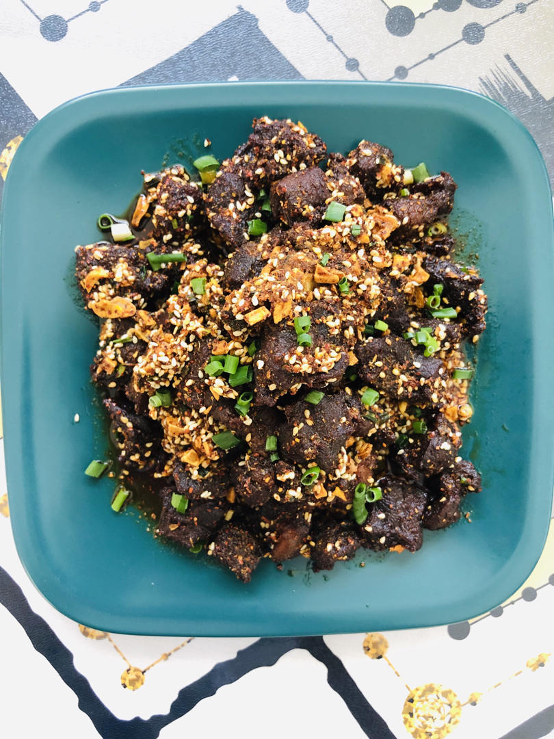 孜然牛肉粒
