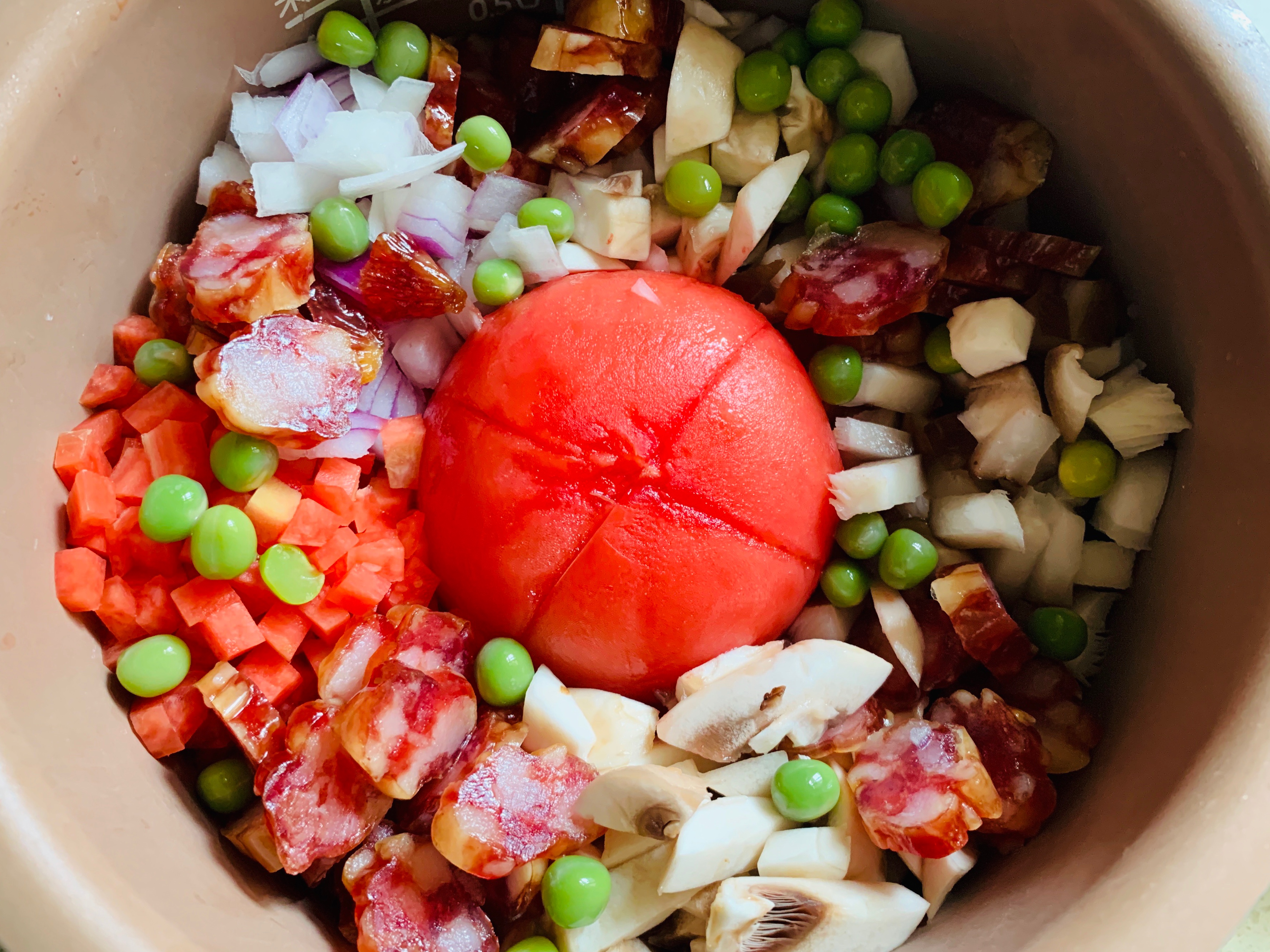 西红柿焖饭🥰零厨艺👍营养又美味🌹让挑食的你也爱上吃饭😜的做法