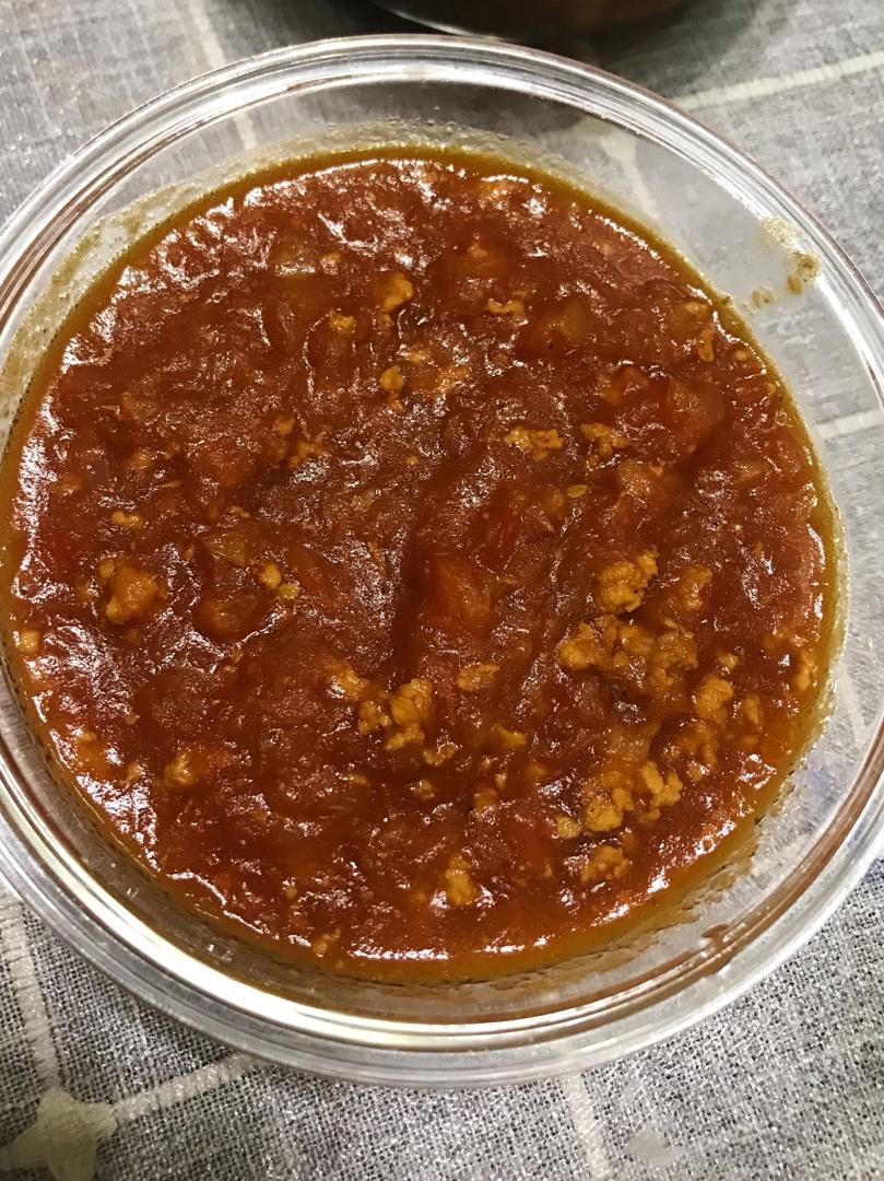（完胜必胜客的）番茄肉酱意大利面～