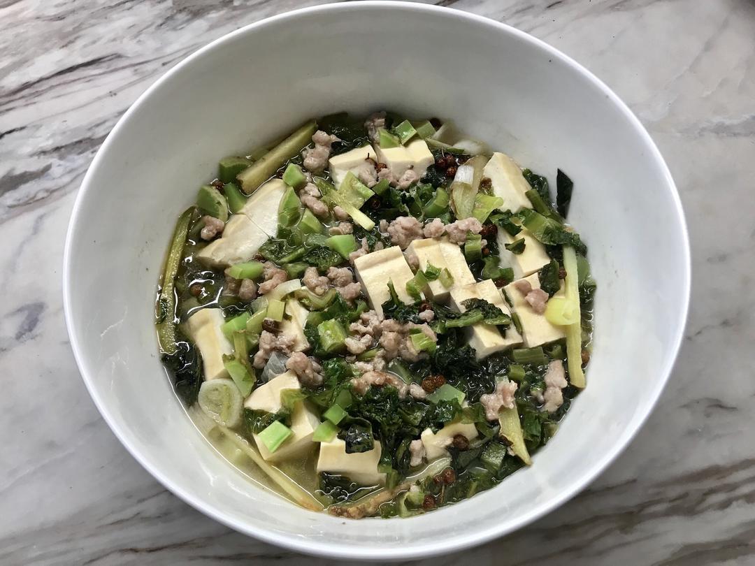 #微波炉快手#肉末豆腐羹的做法