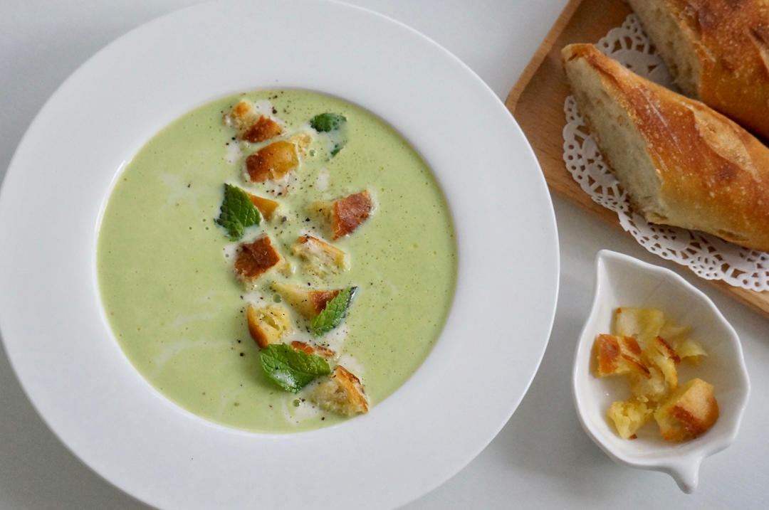 奶牛家的豌豆浓汤