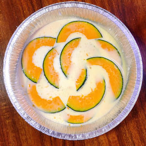 南瓜烤蛋奶🎃空气炸锅的做法 步骤21