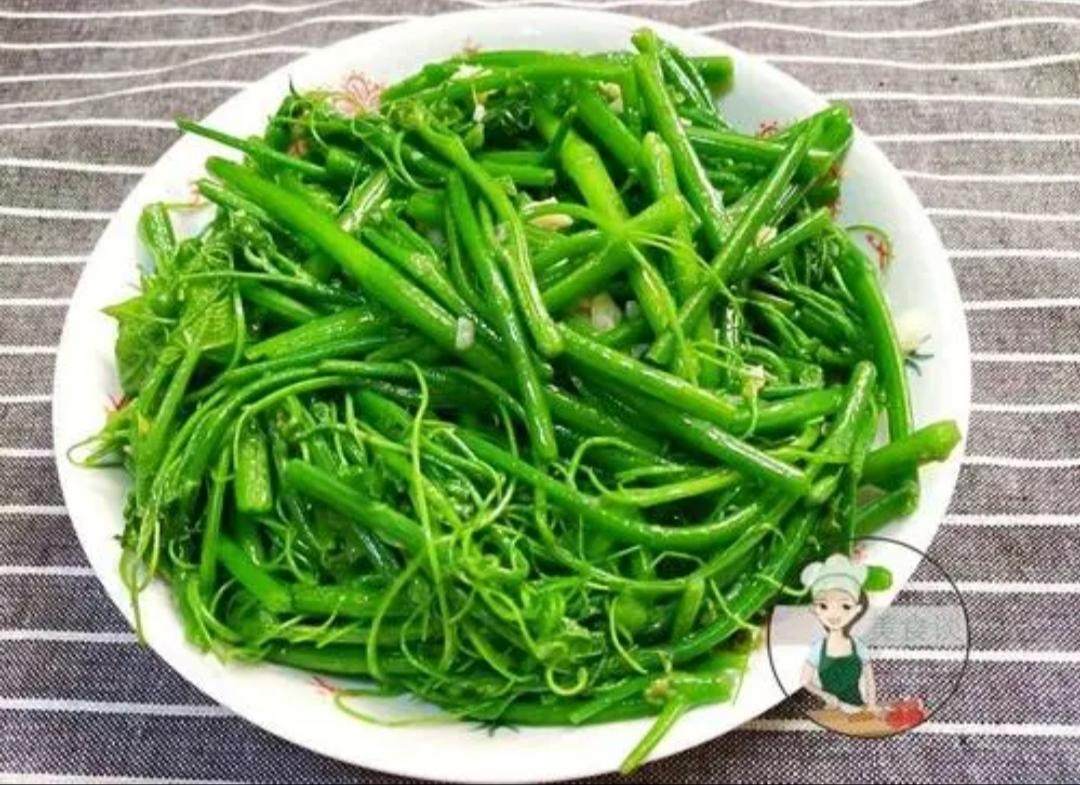 炒龙须菜的做法