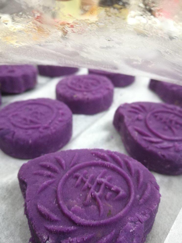 肉松紫薯月饼(糖尿病老人)