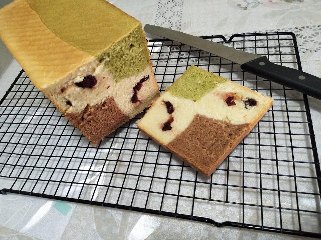 蔓越莓三色吐司