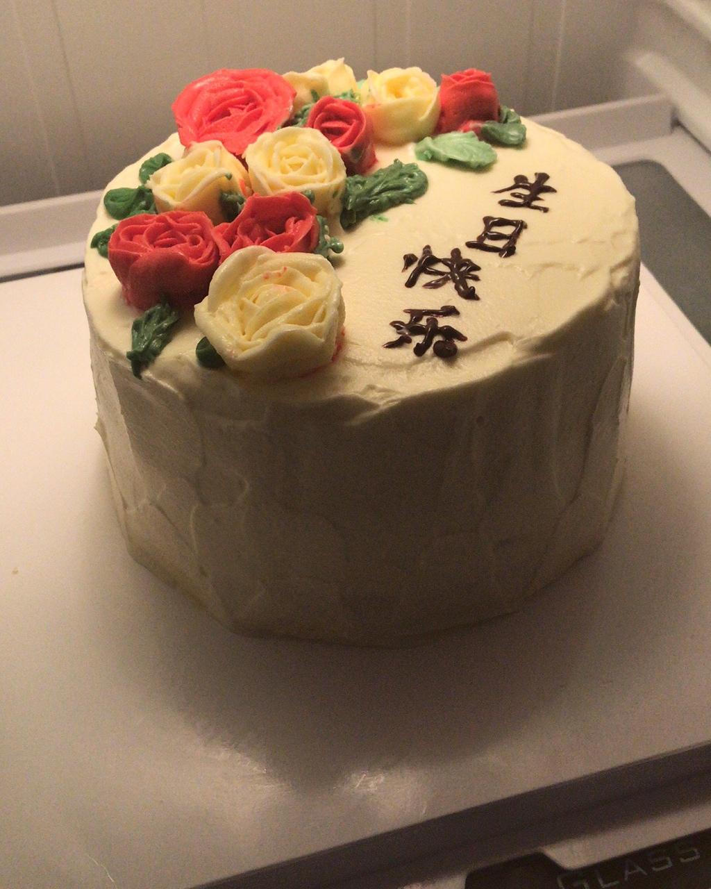 小麦子自创韩式裱花奶酪霜