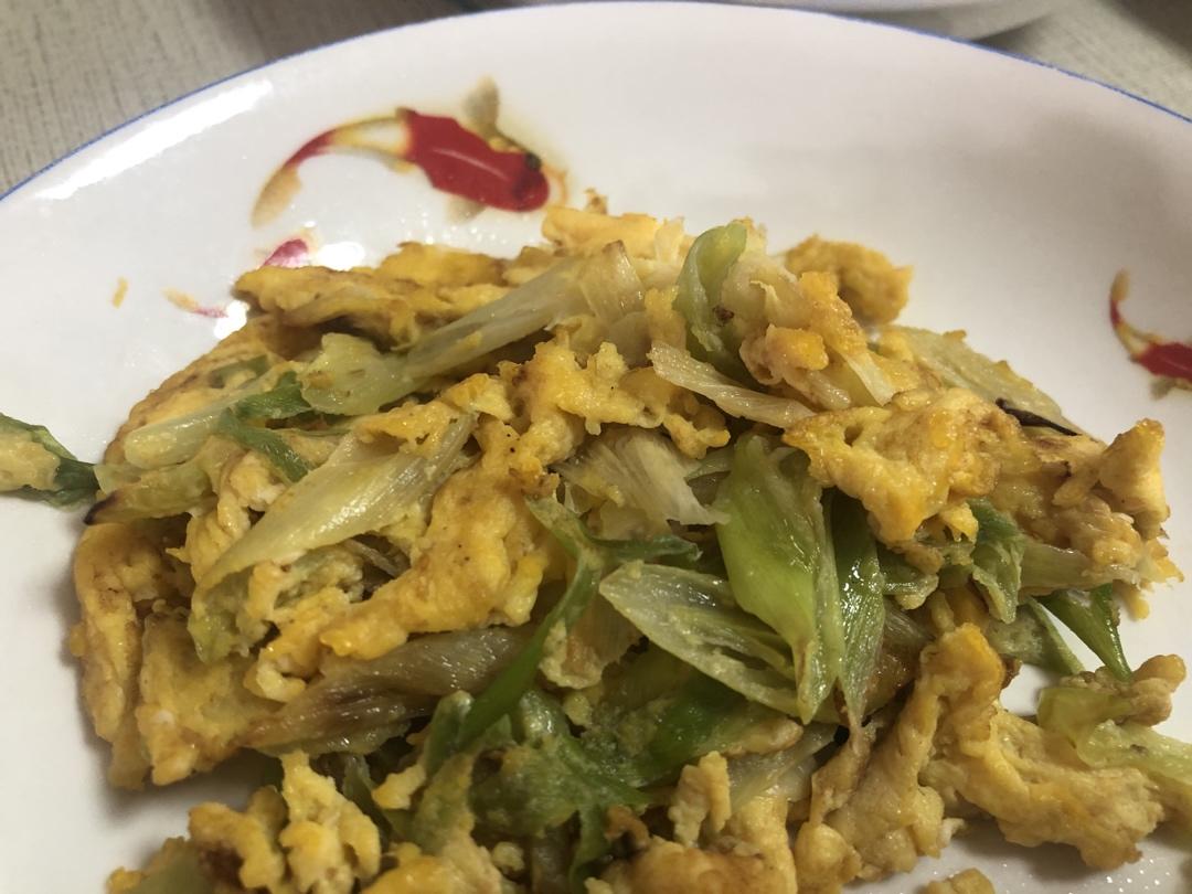 私房大葱炒鸡蛋
