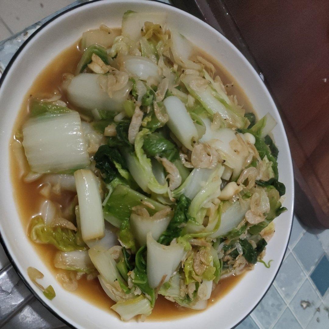 超级好吃的虾皮小白菜