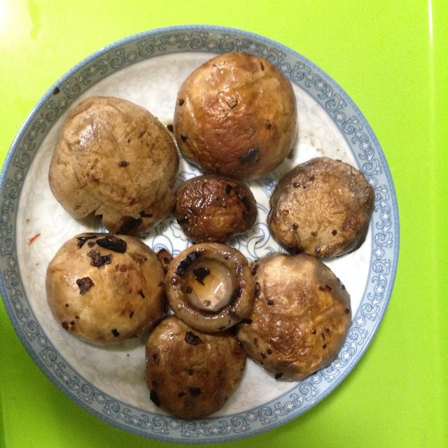 蒜香煎蘑菇