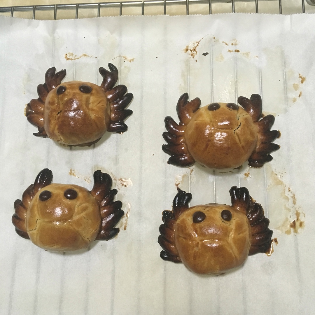 螃蟹趣味广式月饼
