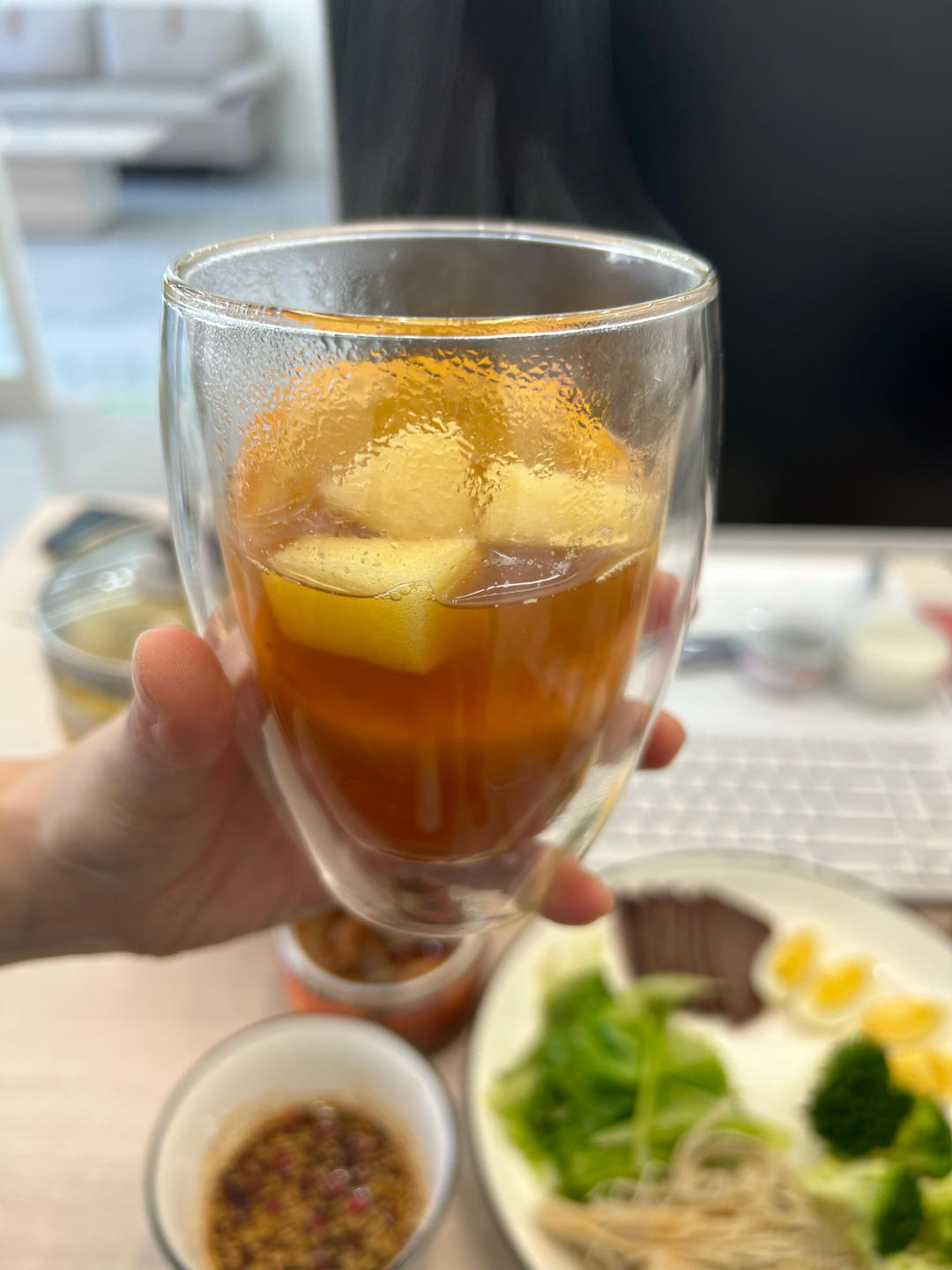 苹果热橙柠檬茶