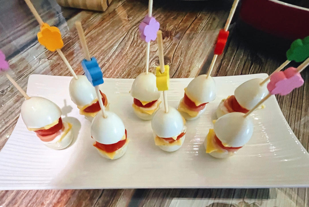 🔥鸡蛋迷你小汉堡，可可爱爱惹人爱❗❗