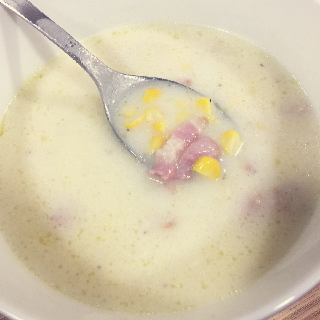 火腿玉米浓汤