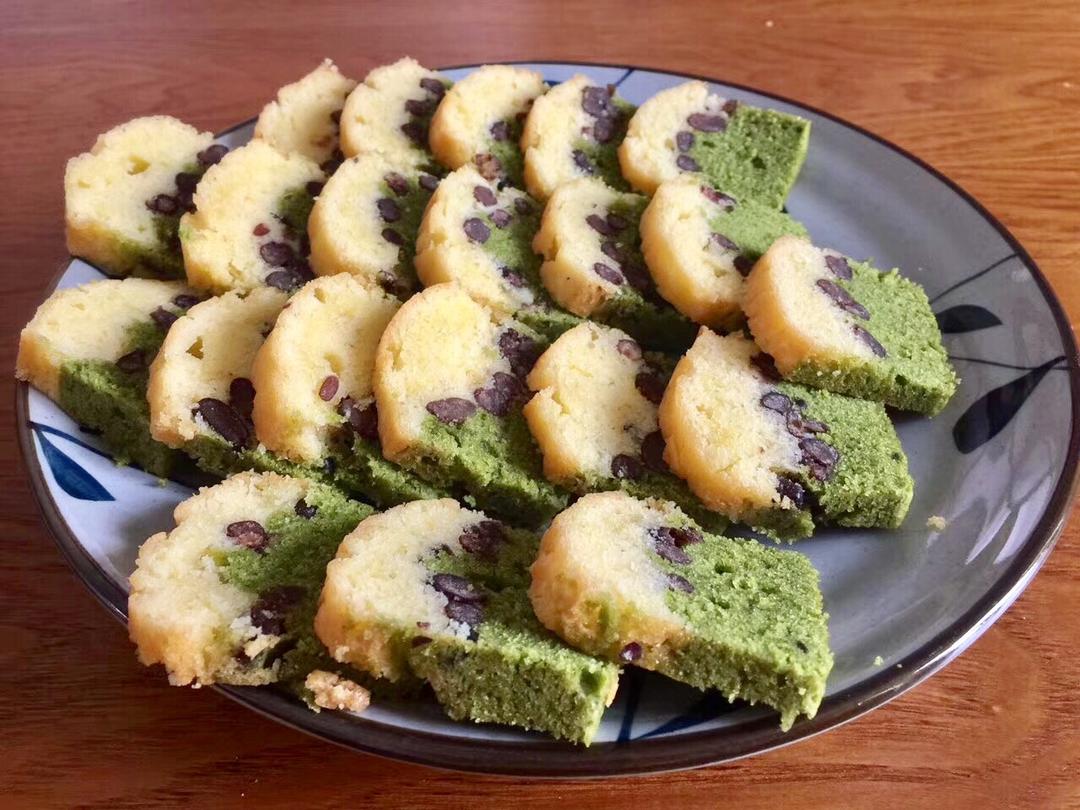 抹茶黑豆之双色磅蛋糕<熊谷裕子>