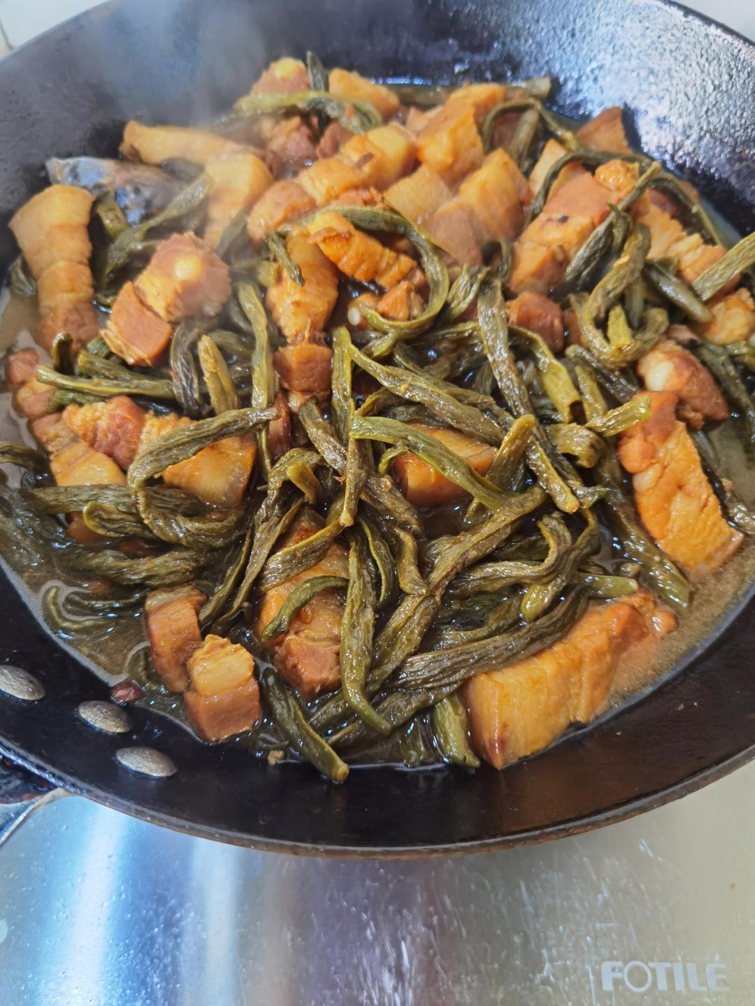 干豆角红烧肉