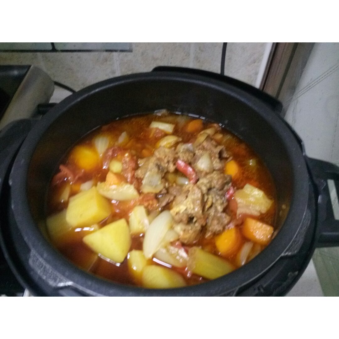 无水高压锅炖牛肉
