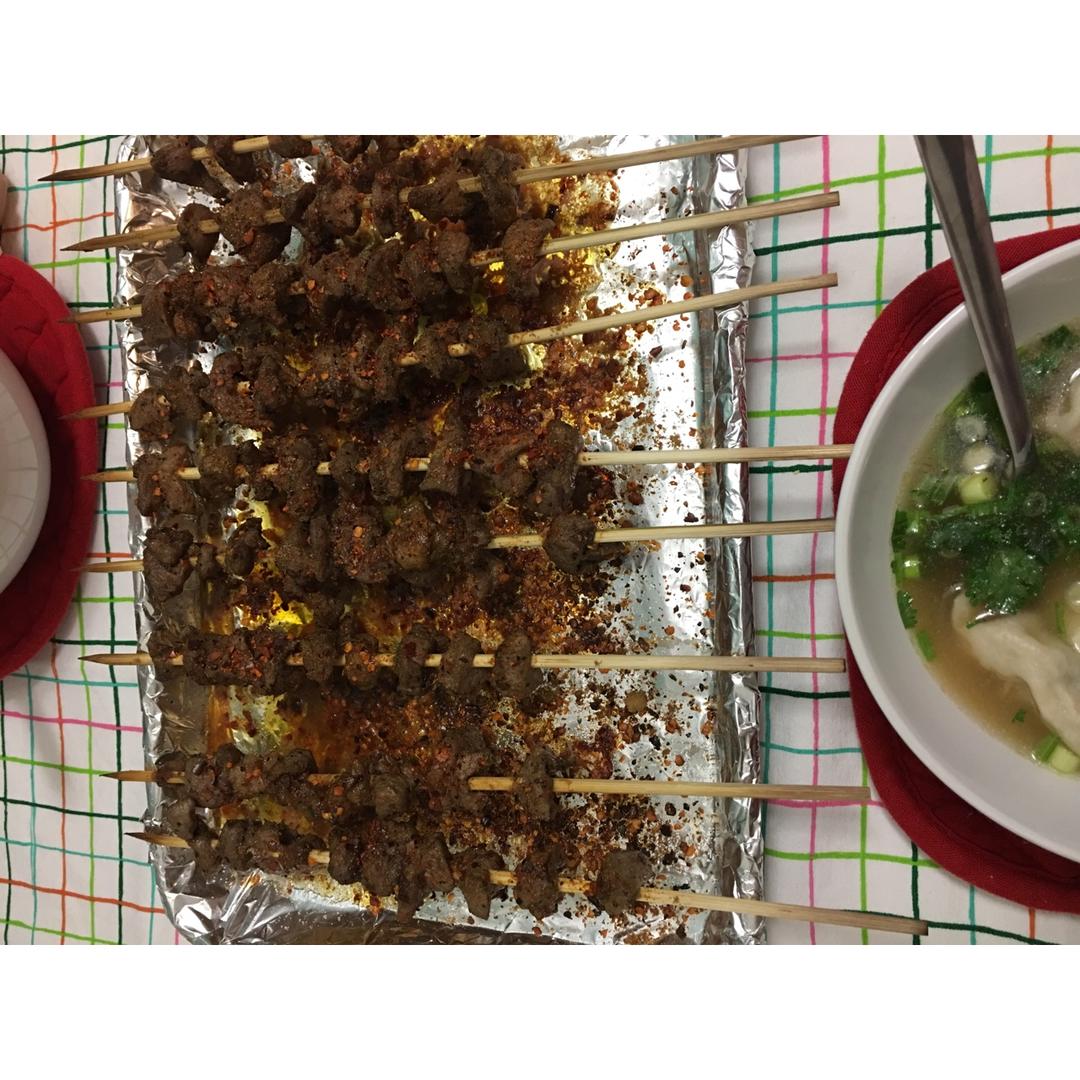 烤箱版新疆羊肉串