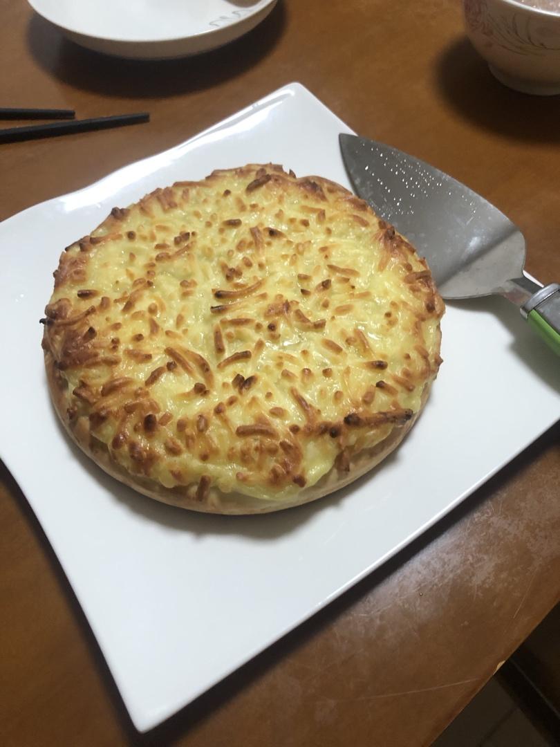 榴莲披萨及饼底制作
