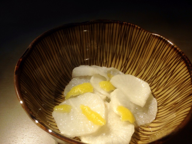 日式柠香腌萝卜
