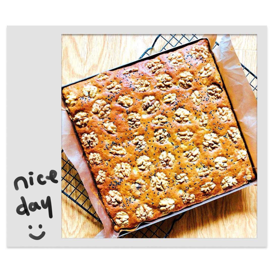 香蕉核桃蛋糕（低油少糖健康版）