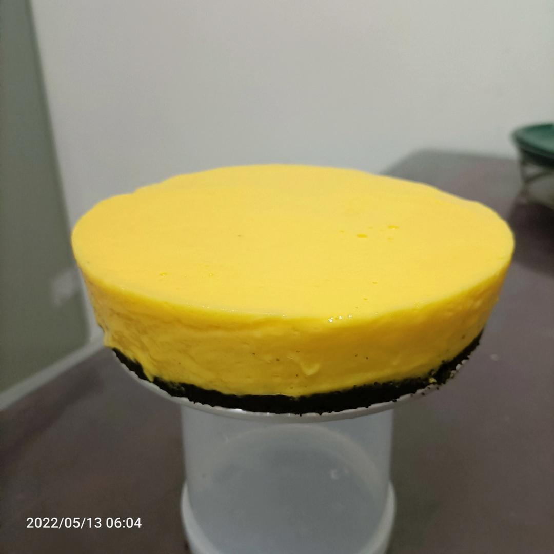 一次成功，芒果酸奶蛋糕，无需烤箱