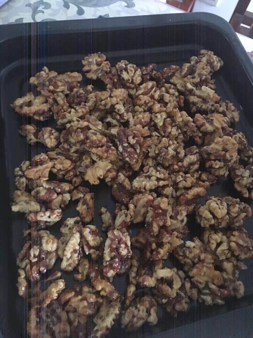 烤箱版蜂蜜冰糖琥珀核桃仁