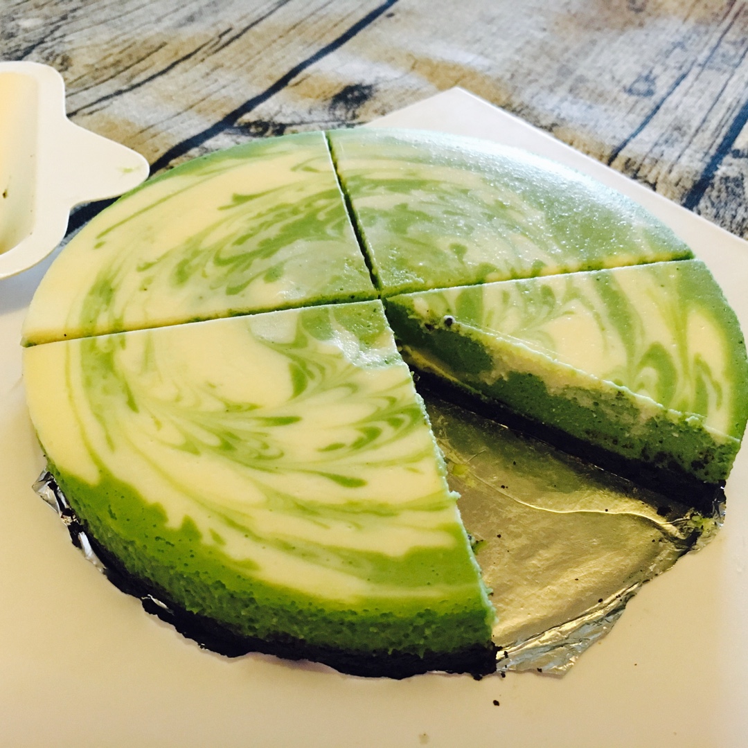 冷藏式抹茶大理石乳酪蛋糕